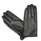 Men's leather gloves black
