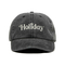 Alcott Hat With Embroidery Washed Black