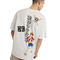 Alcott Oversize T-shirt One Piece Monkey D. Luffy White