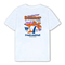 Kaotiko Washed Tropical Bar T-shirt White