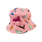 Bucket καπέλο διπλής όψεως Cats Print Pink