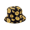 Reversible Bucket Hat Lemon Print Black/Yellow