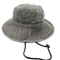 Bucket Hat With Drawstring - Washed Grey