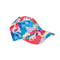 Strapback Jockey Hat Colourful Abstract - Fuchsia