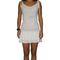 Kanabeach mini strap dress in white