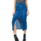 Classic Denim Midi Skirt