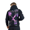 Teddy Bear Fire Hoodie Black