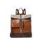Backpack With Exterior Pockets Brown/Khaki