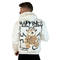 Teddy Bear Happiness Hoodie Cream