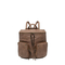 Backpack With Exterior Pockets Taupe