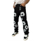Relaxed Fit Jeans Clouds Print Black