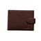 Zevento Men's Leather Wallet RFID Dark Brown