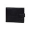 Zevento Men's Leather Wallet RFID Black