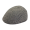 Wool Flat Cap Herringbone Grey