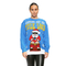 Yule Locs Christmas Jumper Light Blue