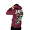 Teddy Bear Harvard Hoodie Bordeaux