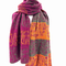 Fuchsia Scarf With Cats