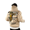 Teddy Bear Follow Your Own Path Hoodie Ivory