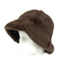Faux Fur Bucket Hat Brown