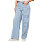 Kaotiko Unisex Oversize Baggy Jeans Dark People Blue