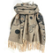 Vintage Viscose Scarf Beige