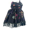Vintage Viscose Scarf Blue