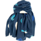 Viscose Scarf Blue With Hearts