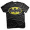Batman Distressed Logo T-Shirt Black