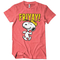 Peanuts Snoopy Friyay! T-Shirt Heather Red
