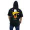 Bigbong Daffy Duck Oversize French Terry Hooded T-shirt Black