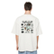 Kaotiko Washed Ice Cream T-shirt White