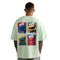 Oversize T-shirt Cookie Monster Sesame Street Menta