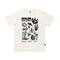 The Dudes Organic Cotton T-shirt Faceplant Off White