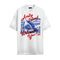 Cotton Division Jaws Tye and Dye Oversize T-shirt White