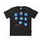 The Dudes Organic Cotton T-shirt Tripping Balls Black