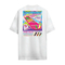 Cotton Division Oversize T-shirt White Back To The Future Hoverboard Far Out