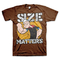 Popeye Size Matters T-shirt Brown
