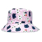 Reversible Bucket Hat Cats Pink