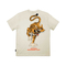 The Dudes Organic Cotton T-shirt Tiger Bear Almond Milk