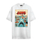 Cotton Division Jaws Arist Poster Oversize T-shirt White