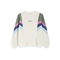 Kaotiko Ginger Crew Sweatshirt Ivory/ Green/ Orchid