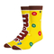 Odd Sox Peanut M&M Split Yellow Socks