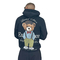 Teddy Bear Order My Steps Hoodie Black