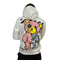 Teddy Bear Stay Real Hoodie Cream