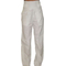 Wesc women's high waist pleat trousers in white