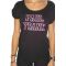 Paul Frank women's crop t-shirt in black