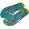 Amazonas Enjoy stripe flower women's flip flops