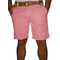 Red men's stripe chino cuffed shorts