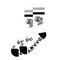 American Socks Mid High Socks Cerberus