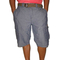 Men's denim cargo shorts